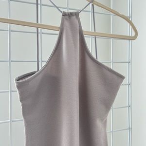 Never worn bodycon light grey Missguided short dress